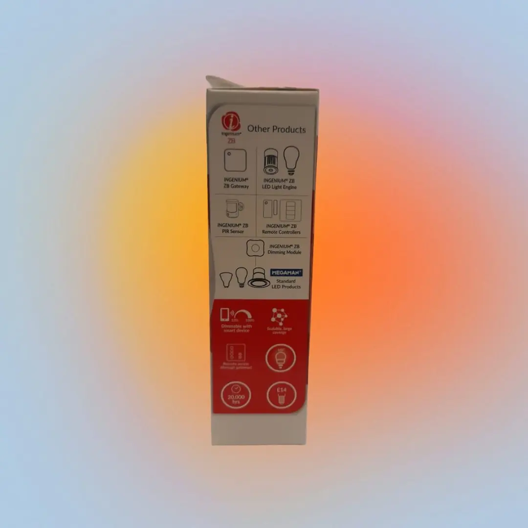 MEGAMAN ZigBee Smart LED E14 6W WarmWit 470lm
