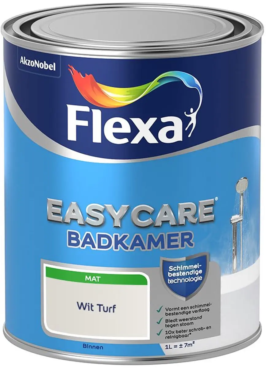 Flexa Easycare Badkamer Mengverf Wit Turf