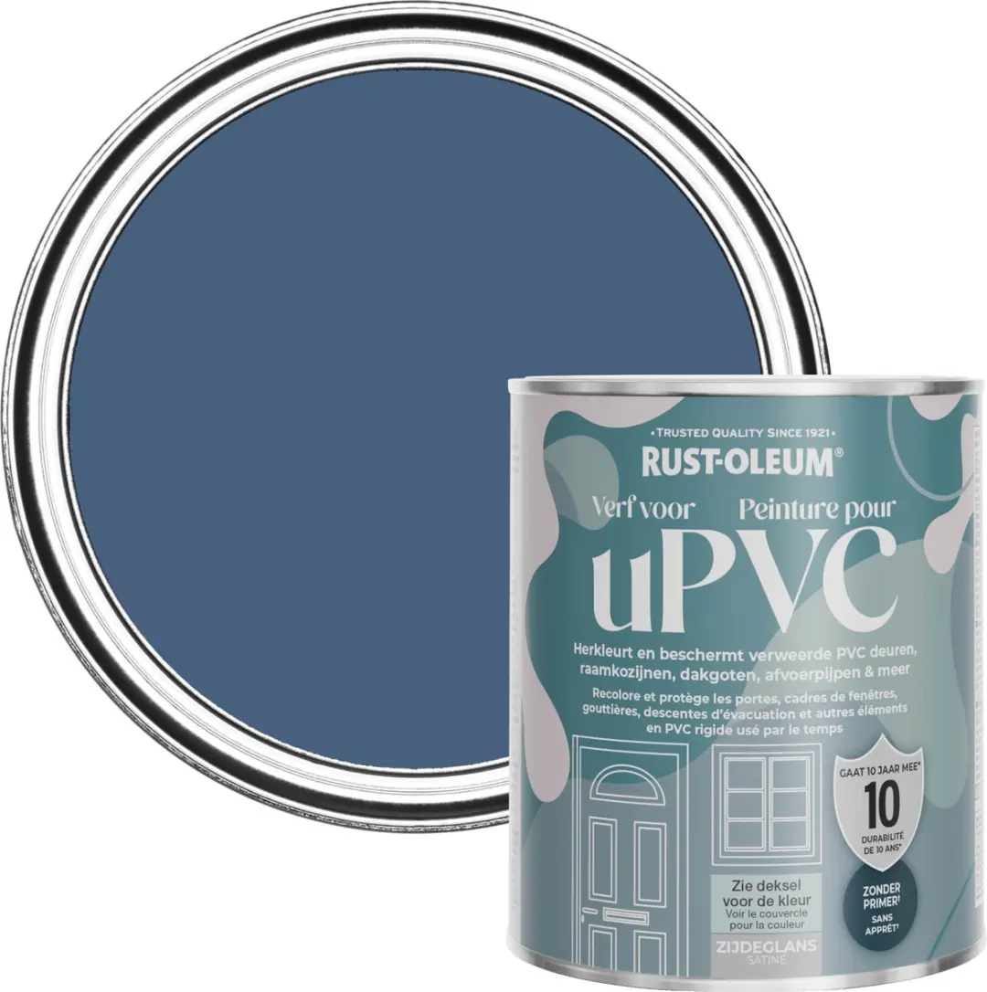 Rust-Oleum Donkerblauw Zijdeglans Verf 750ml