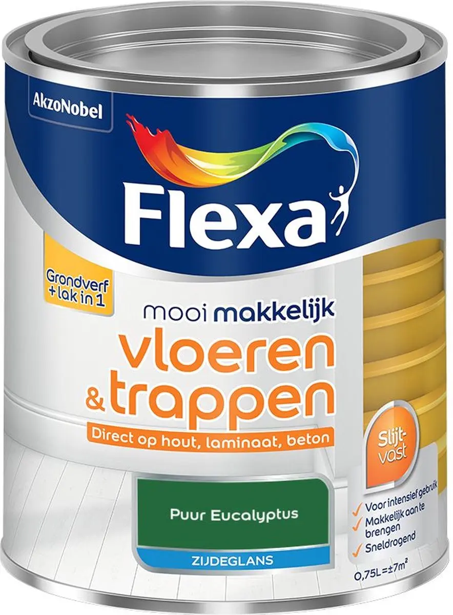 Flexa Mengverf Puur Eucalyptus 750ml