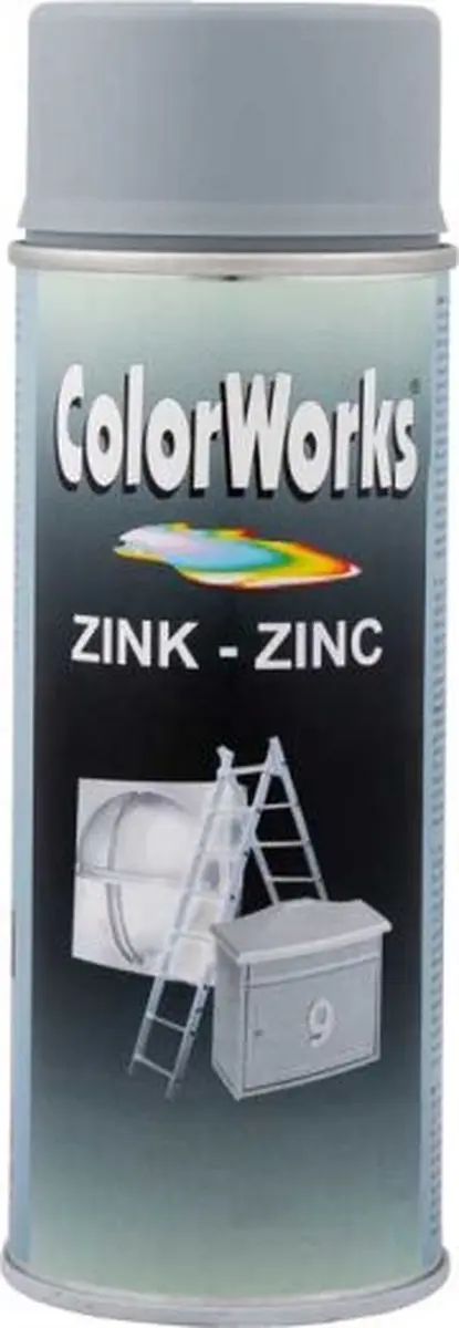 Motip Colorworks Zinkspray 400ml - Zink