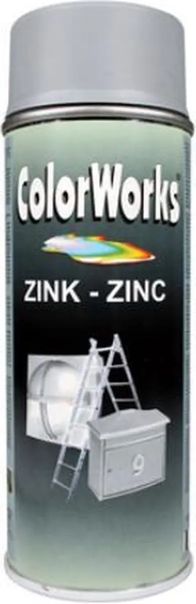 Motip Colorworks Zinkspray 400ml - Zink