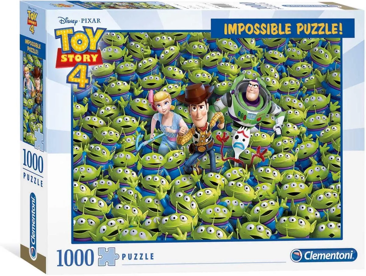 Clementoni Toy Story 4 Legpuzzel 1000 Stuks - Multicolor - afbeelding 6 van 6