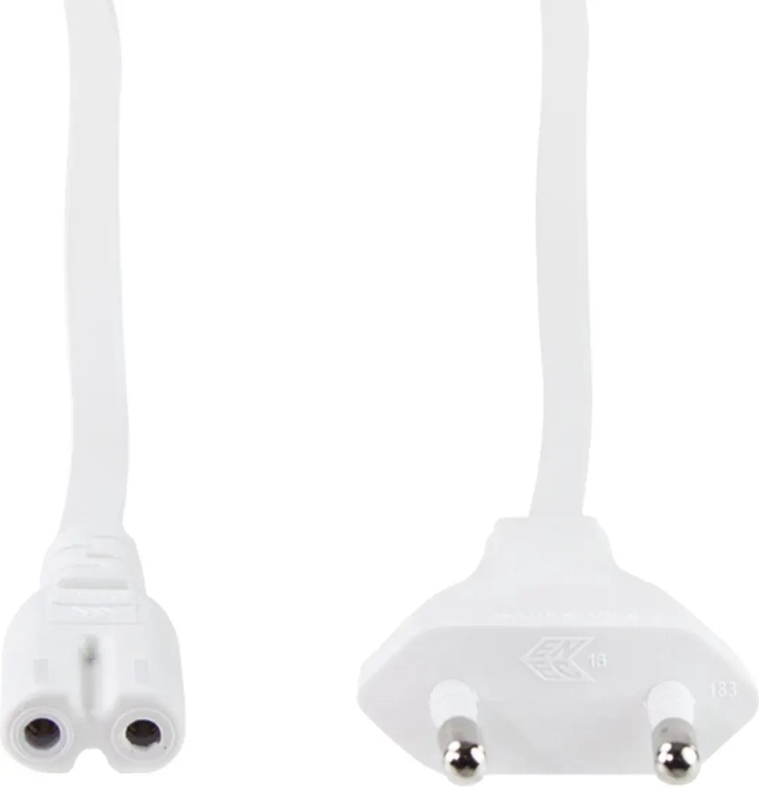 Logilink CP092W Elektriciteitssnoer 1,8m - Type C C7 - Wit