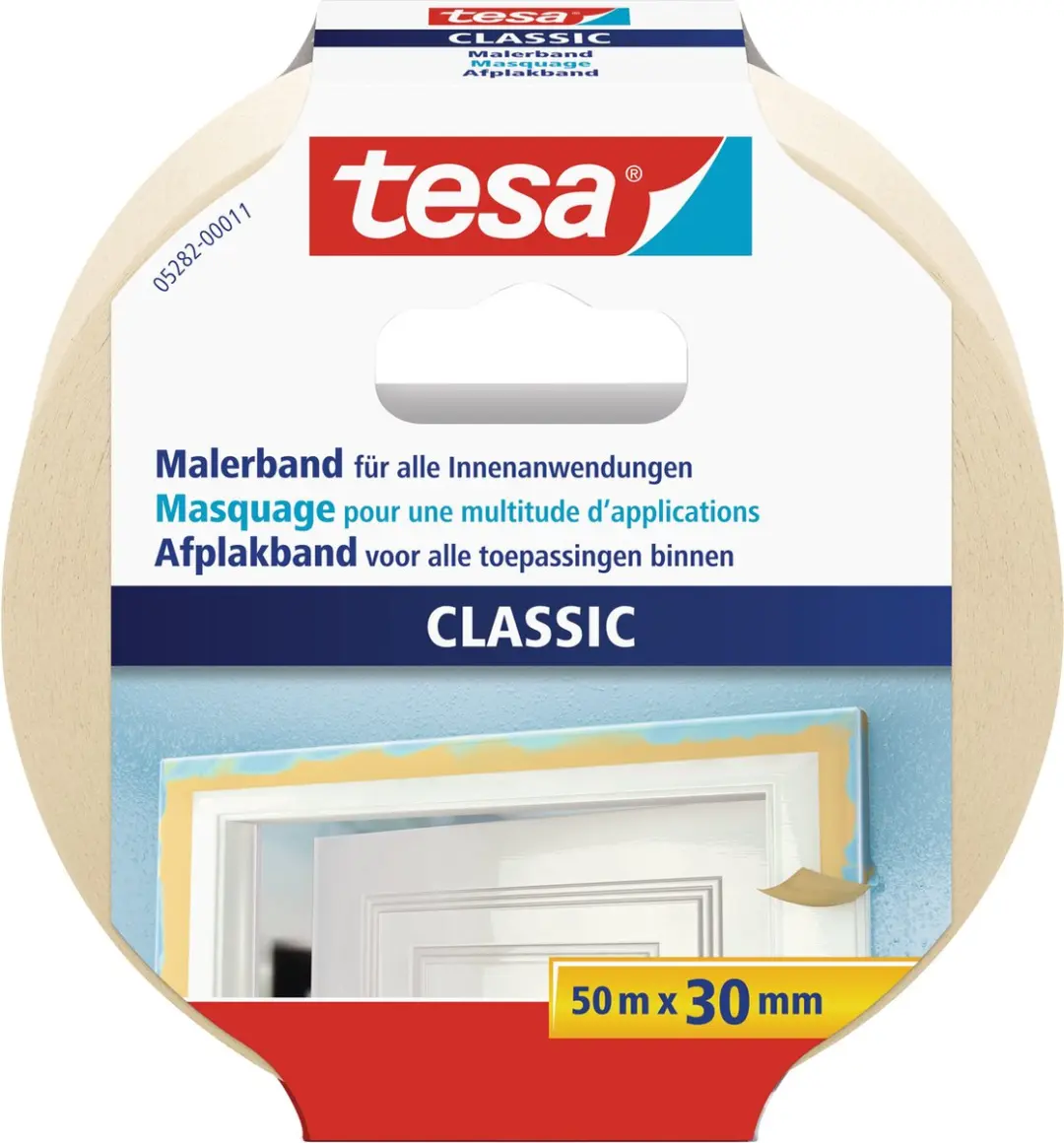 Tesa Universele Classic Afplakband