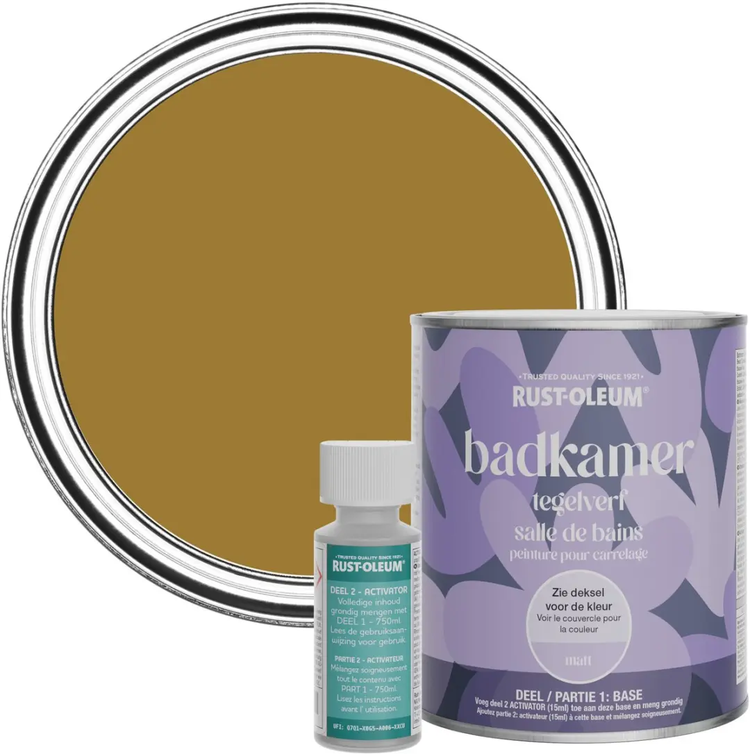 Rust-Oleum Badkamertegelverf Mat Herfstgloed 750ml