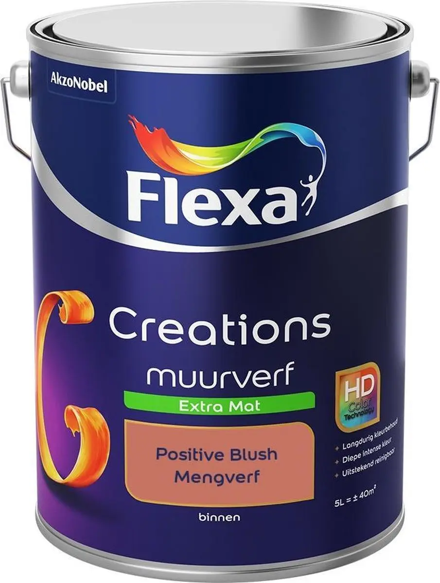 Flexa Creations Muurverf Extra Mat Positive Blush 5L