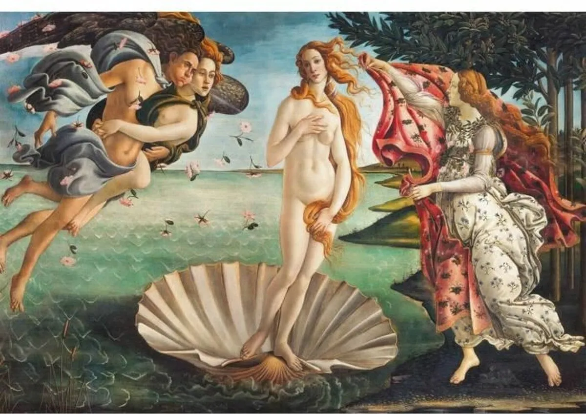 Clementoni Botticelli Geboorte van Venus Puzzel 2000 Stuks
