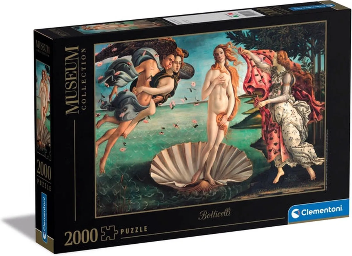 Clementoni Botticelli Geboorte van Venus Puzzel 2000 Stuks
