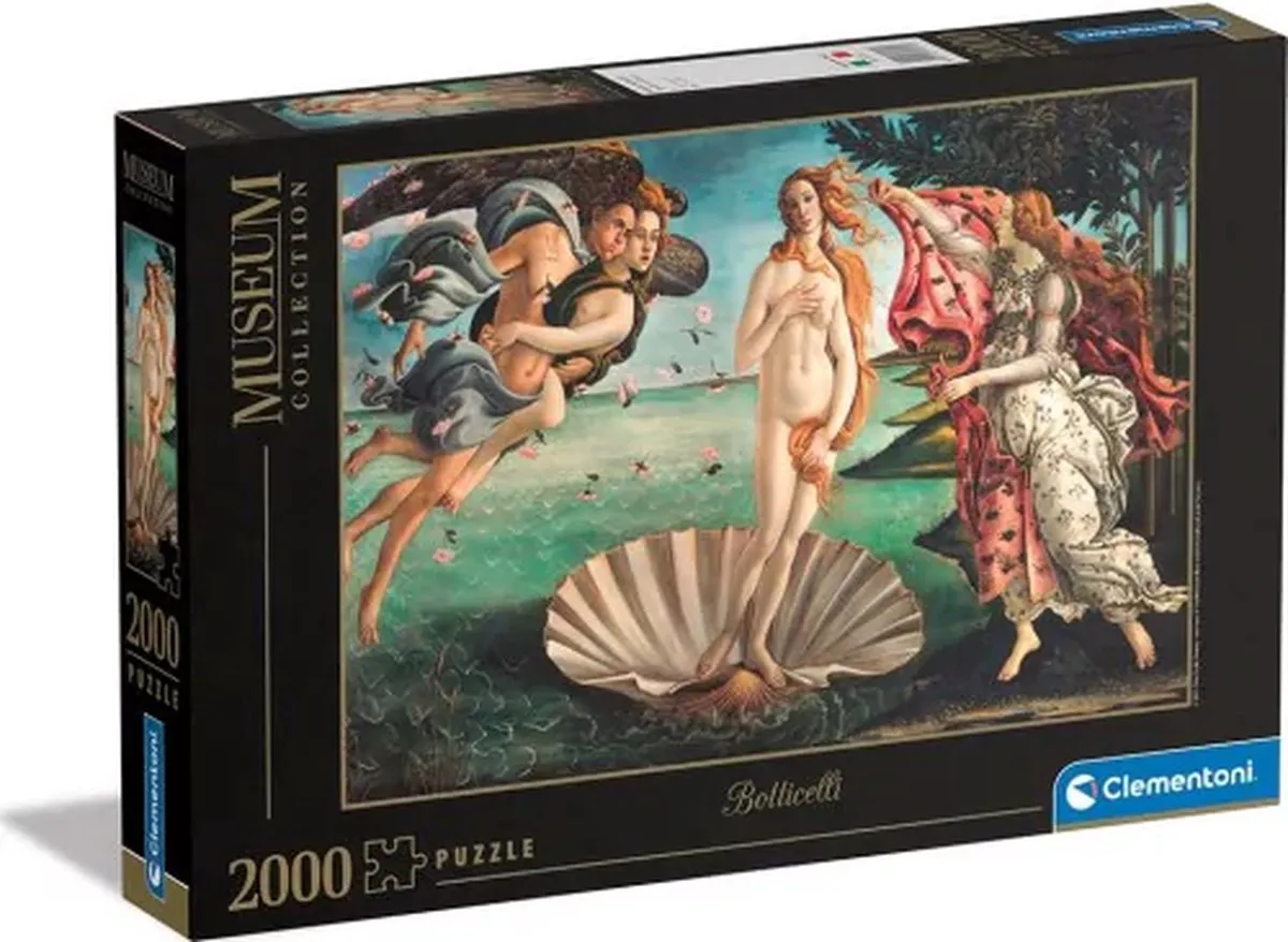 Clementoni Botticelli Geboorte van Venus Puzzel 2000 Stuks