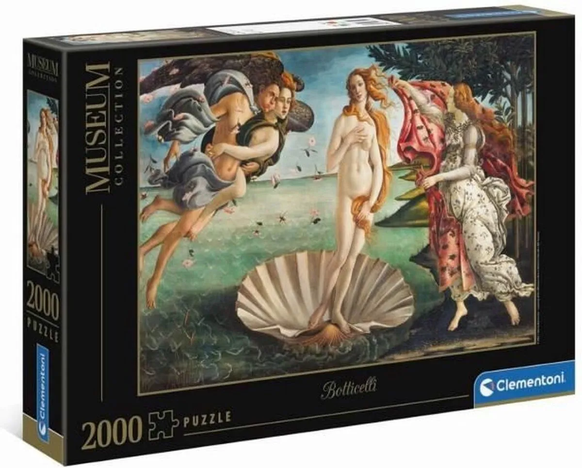 Clementoni Botticelli Geboorte van Venus Puzzel 2000 Stuks