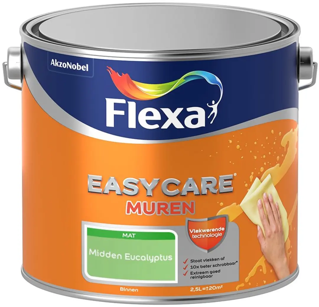Flexa Easycare Muren Midden Eucalyptus Mengverf 2,5L