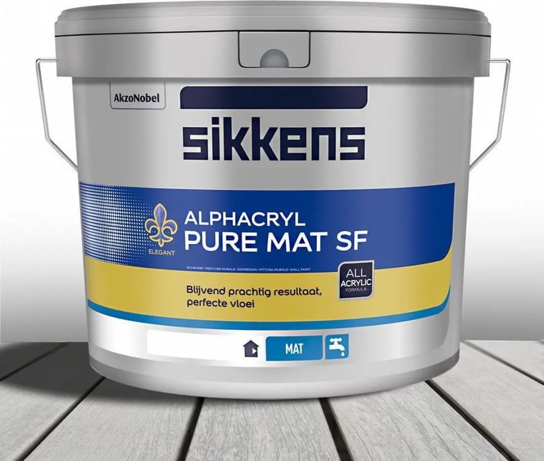 Sikkens Alphacryl Pure Mat SF Verf