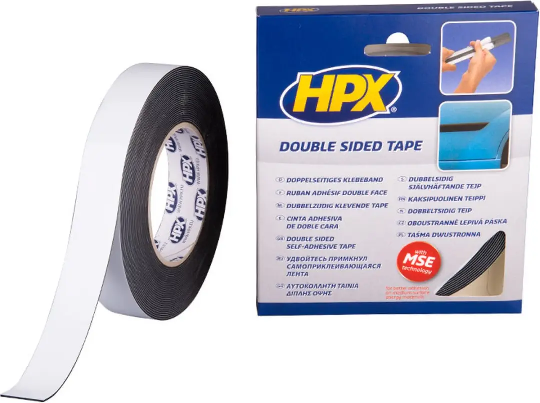 HPX Dubbelzijdige PE Bevestigingstape 25mm x 10m