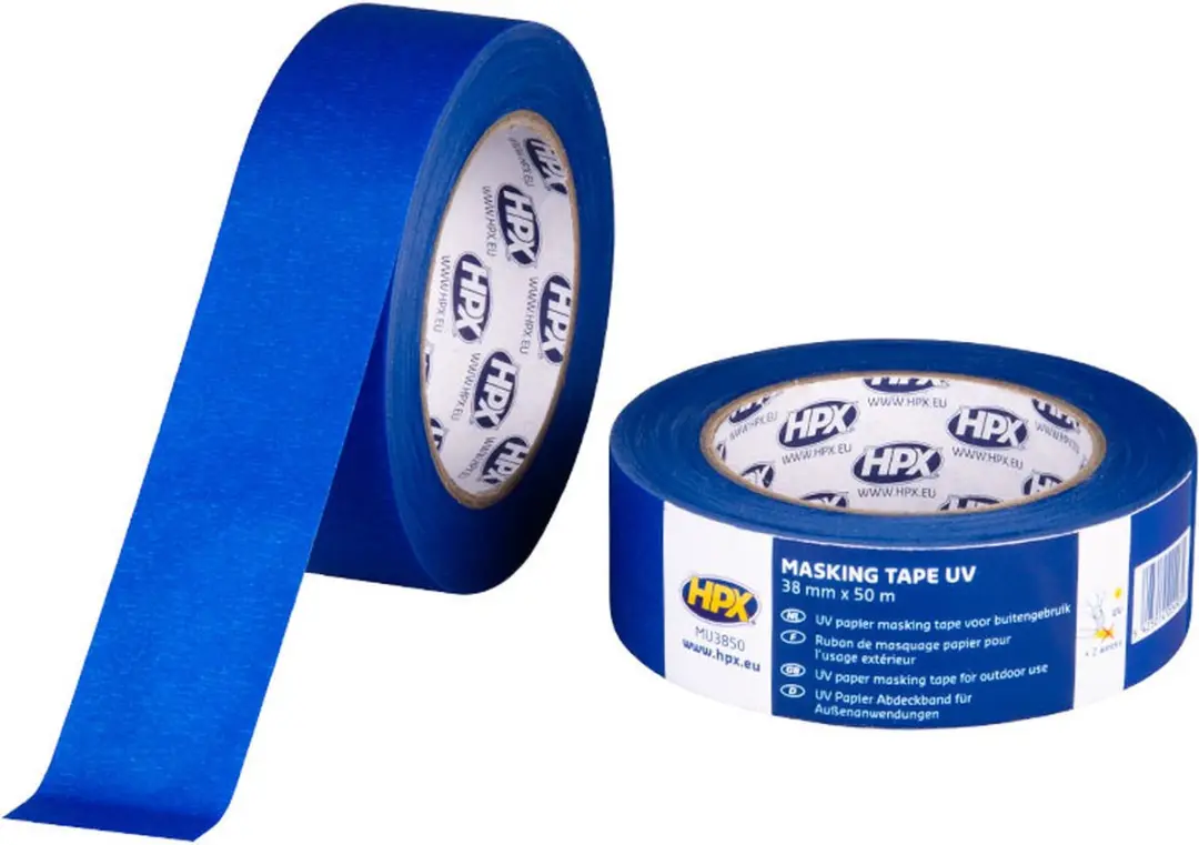 Masking tape UV - blauw 25mm x 50m