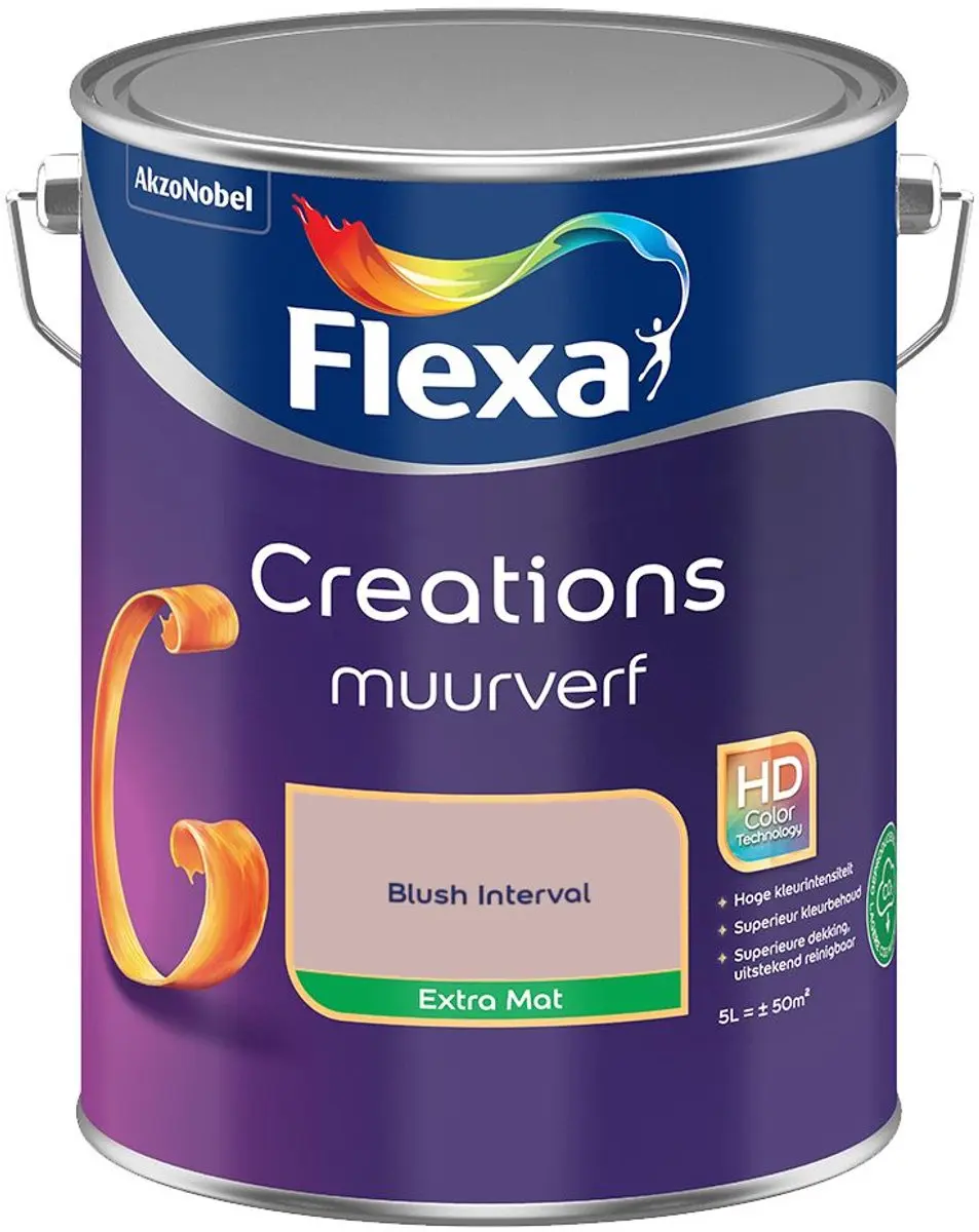 Flexa Creations Muurverf Extra Mat Blush Interval 5L