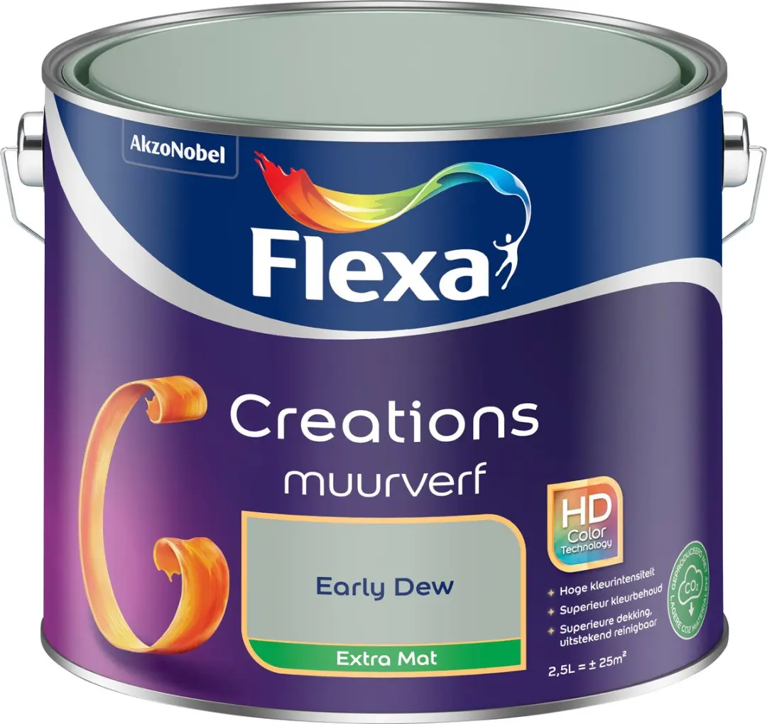 Flexa Creations Muurverf Extra Mat Early Dew 2,5L
