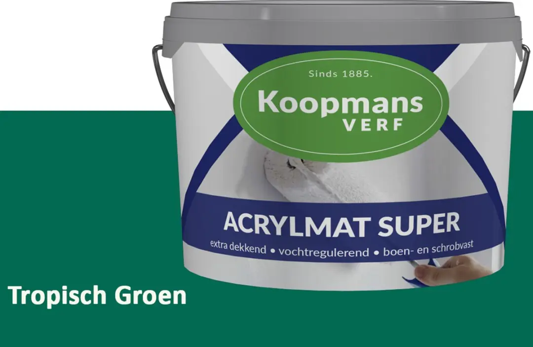 Koopmans Acrylmat Super Matte Muurverf 2,5L