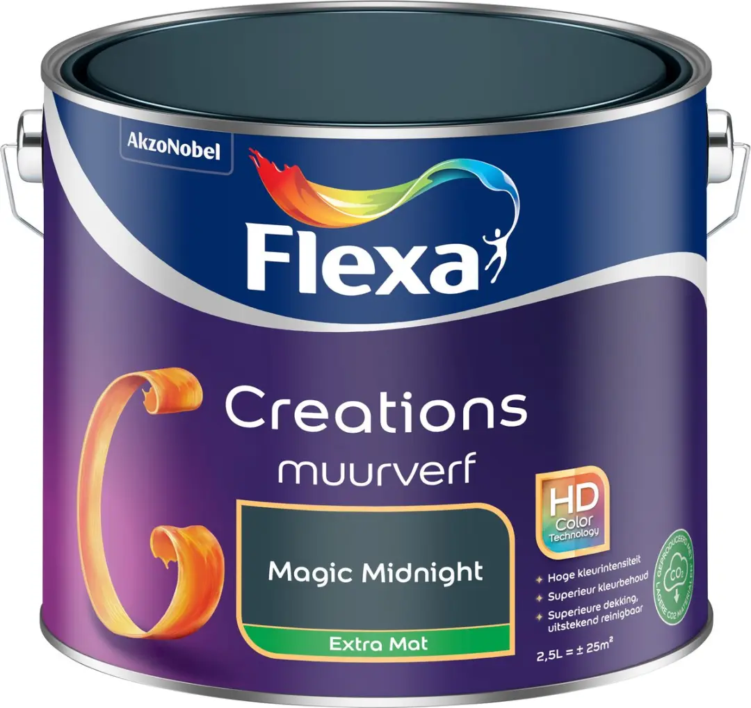 Flexa Creations Muurverf Magic Midnight Extra Mat