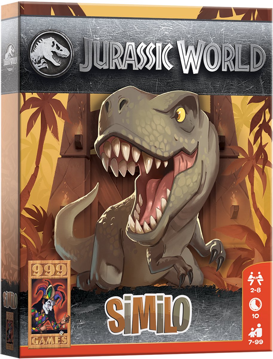 999 Games - Similo: Jurassic World - Kaartspel - Coöperatief kaartspel - Klein cadeautje