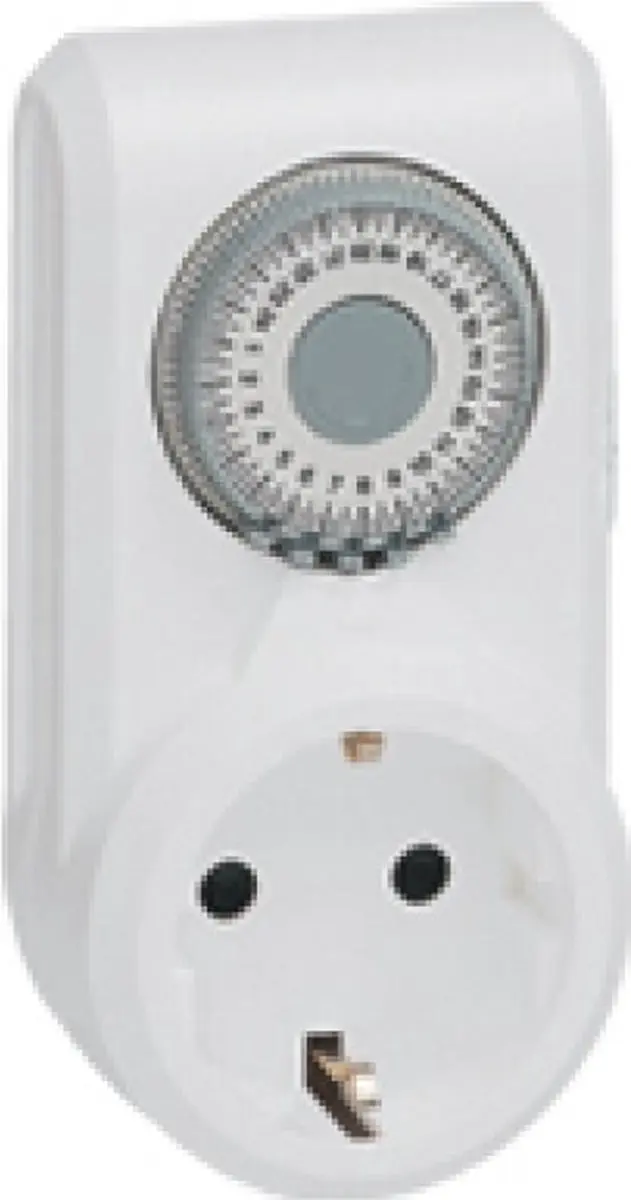 Legrand Stekerschakelklok - Wit