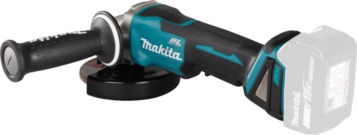 Makita DGA508Z Haakse Slijper 18V - 125mm - Koolborstelloos