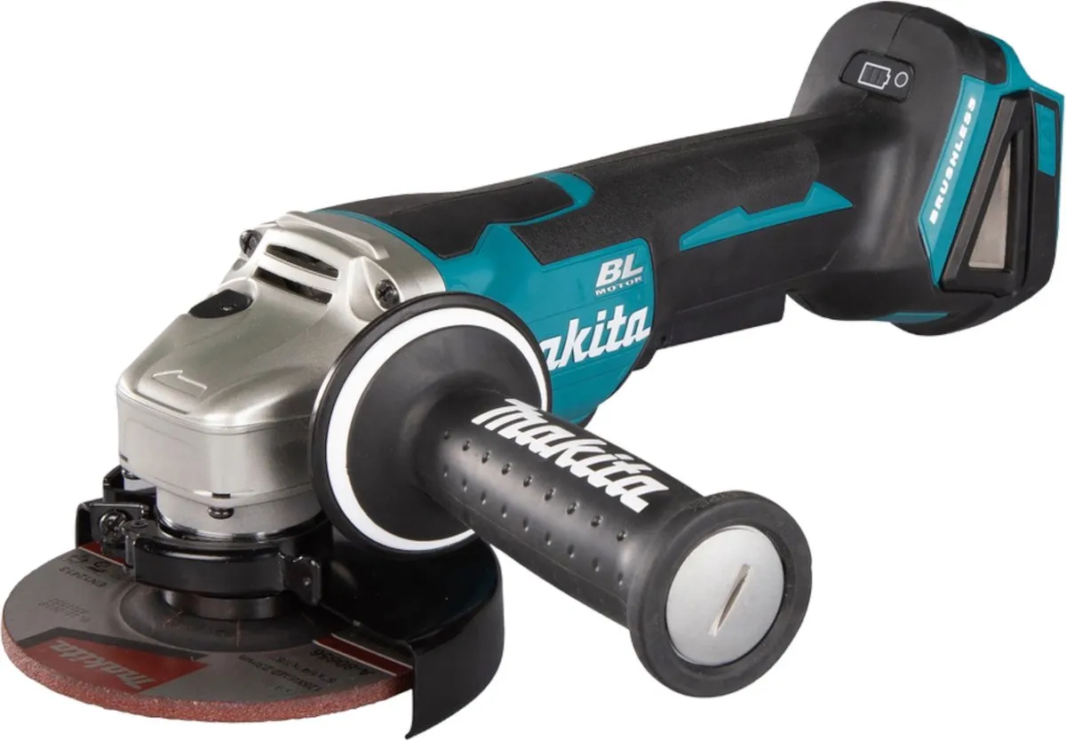 Makita DGA508Z Haakse Slijper 18V - 125mm - Koolborstelloos