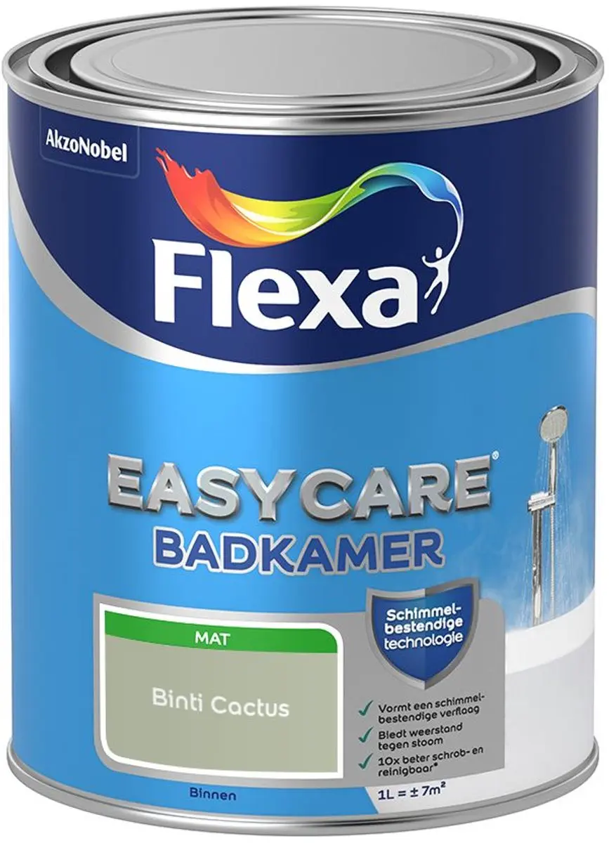 Flexa Easycare Badkamer Binti Cactus Mengverf 1L