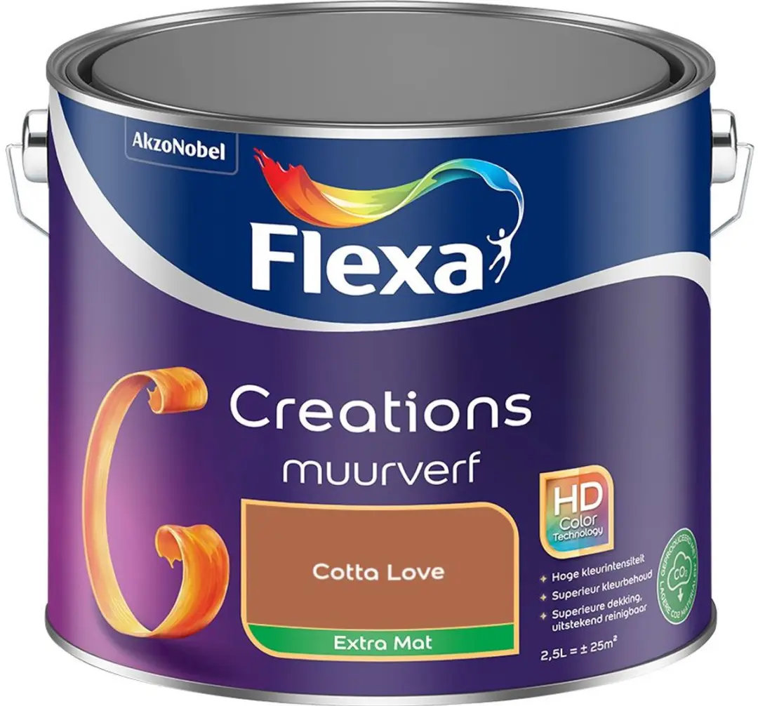 Flexa Creations Muurverf Extra Mat Cotta Love 2,5L
