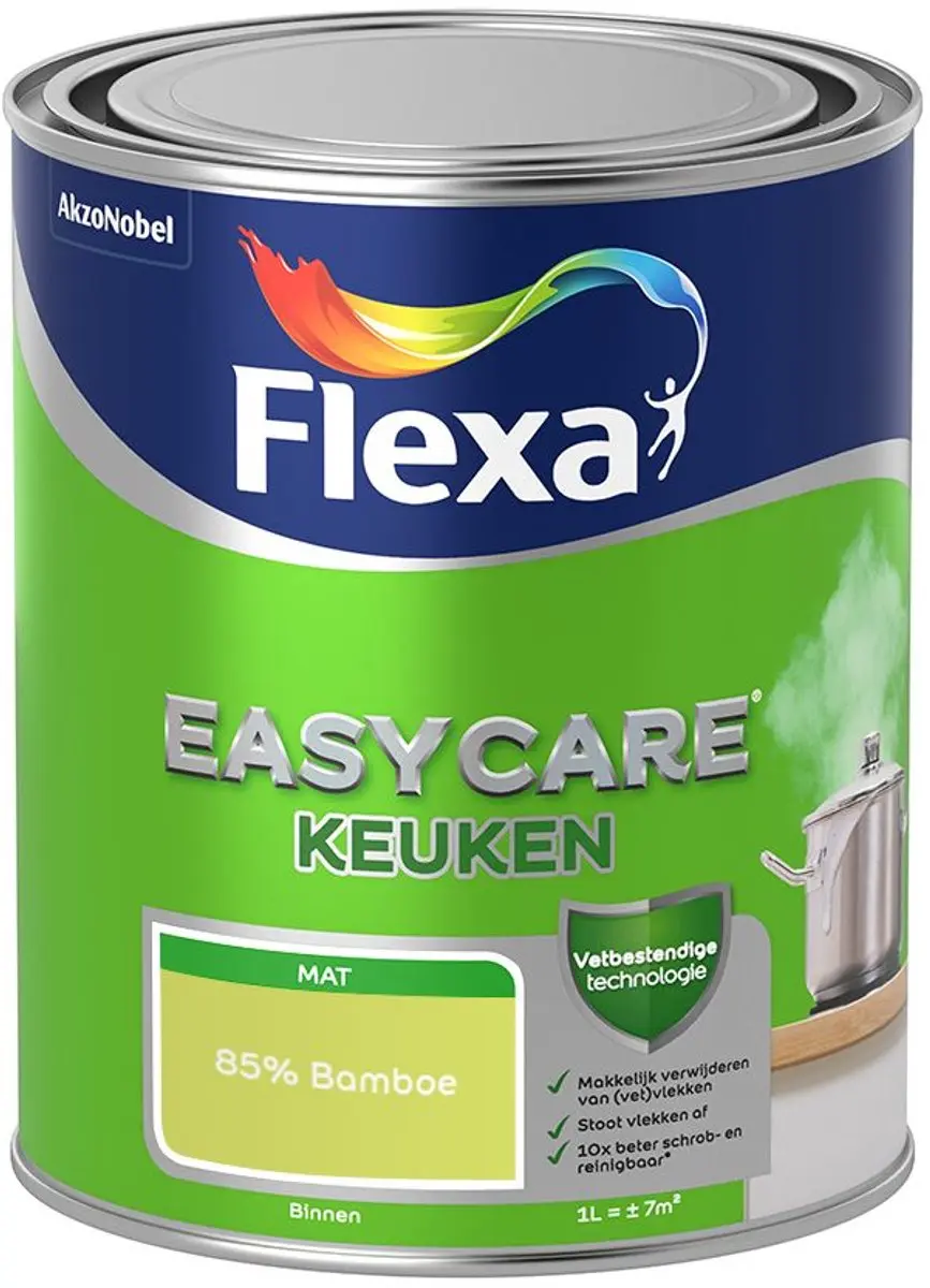 Flexa Easycare Keuken Mengverf 85% Bamboe - 1L