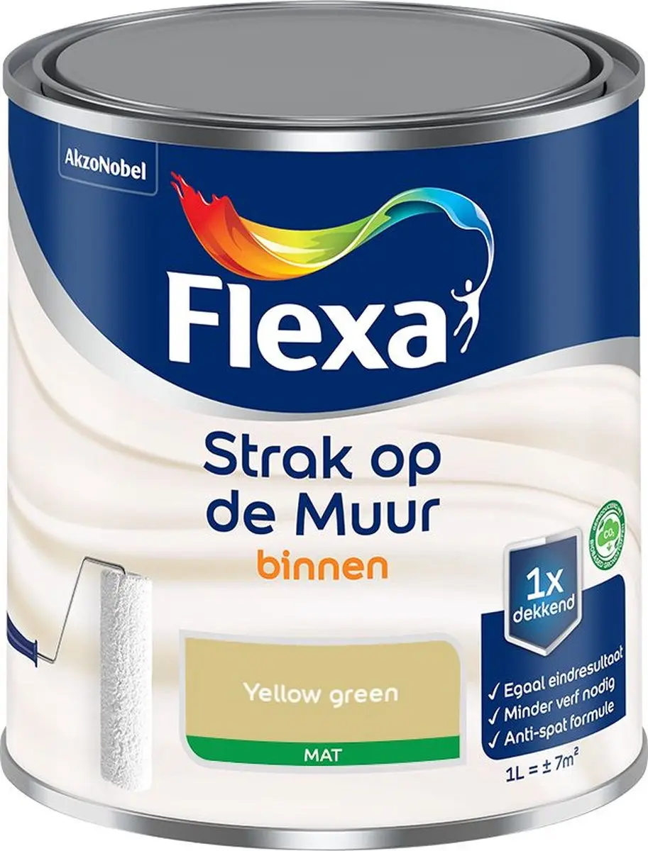 Flexa Strak Op De Muur Binnen Mat Mengverf 1L