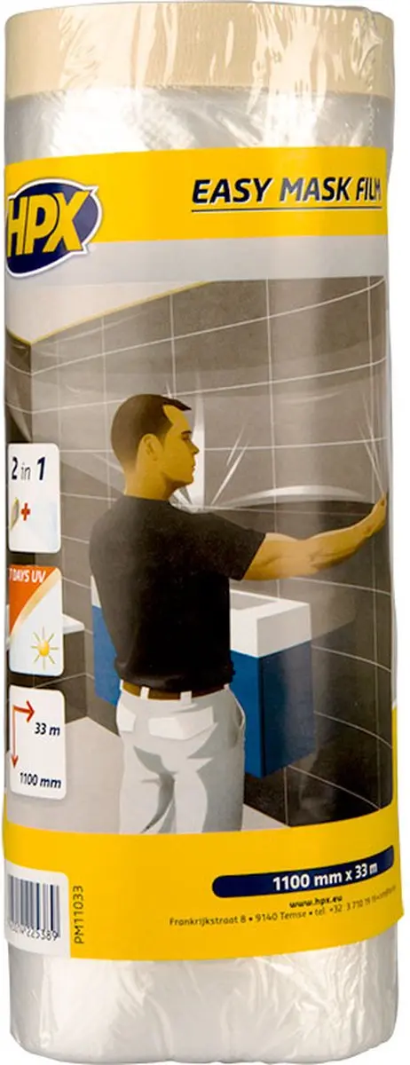 HPX Easy Mask Film Crêpepapier 1100mm x 33m
