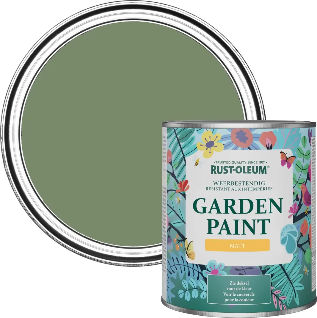 Rust-Oleum Struikgewas Groene Tuinverf Matt 750ml