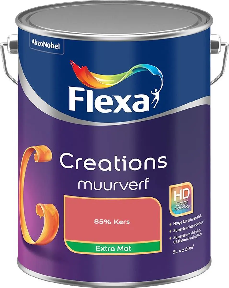 Flexa Creations Muurverf Extra Mat 85% Kers