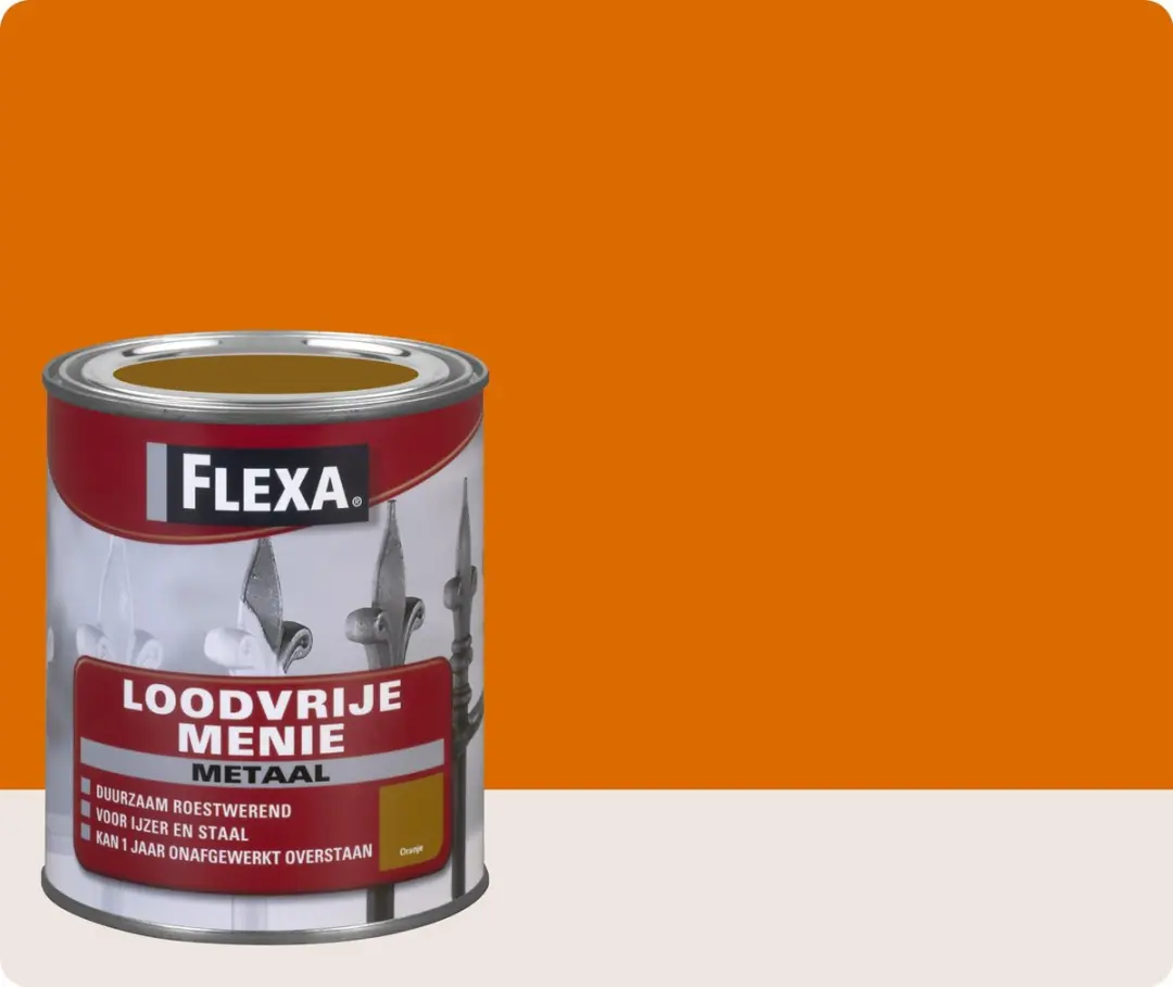 Flexa Loodvrije Menie Roodbruin 250ml