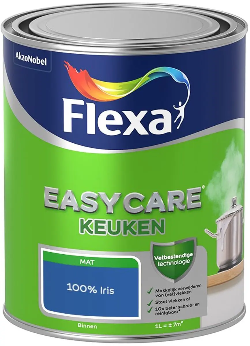 Flexa Easycare Keukenverf 100% Iris 1L