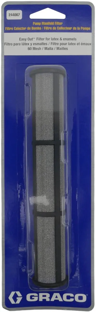Graco Pompfilter Easy-out 244067 - 60 Mesh - Zwart