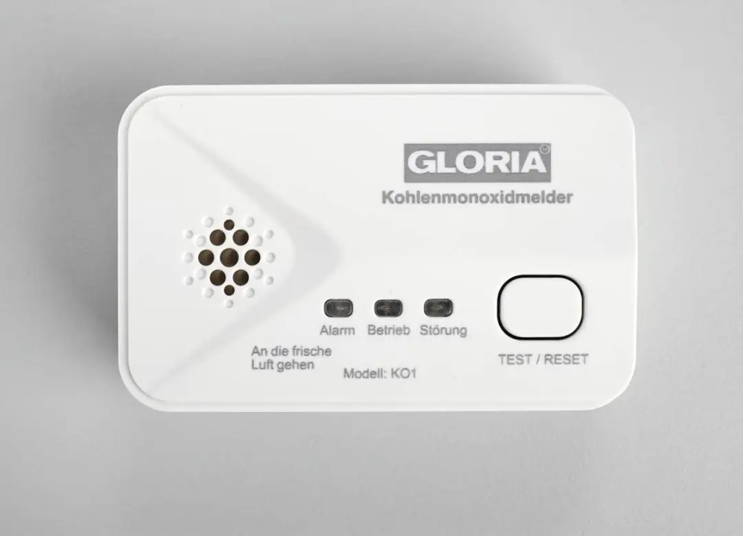 Gloria KO1 Koolmonoxidemelder - 2x AA batterijen