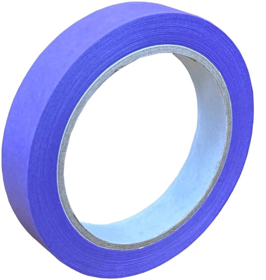Kortpack Maskingtape 25mm x 50m Paars - Lage plakkracht