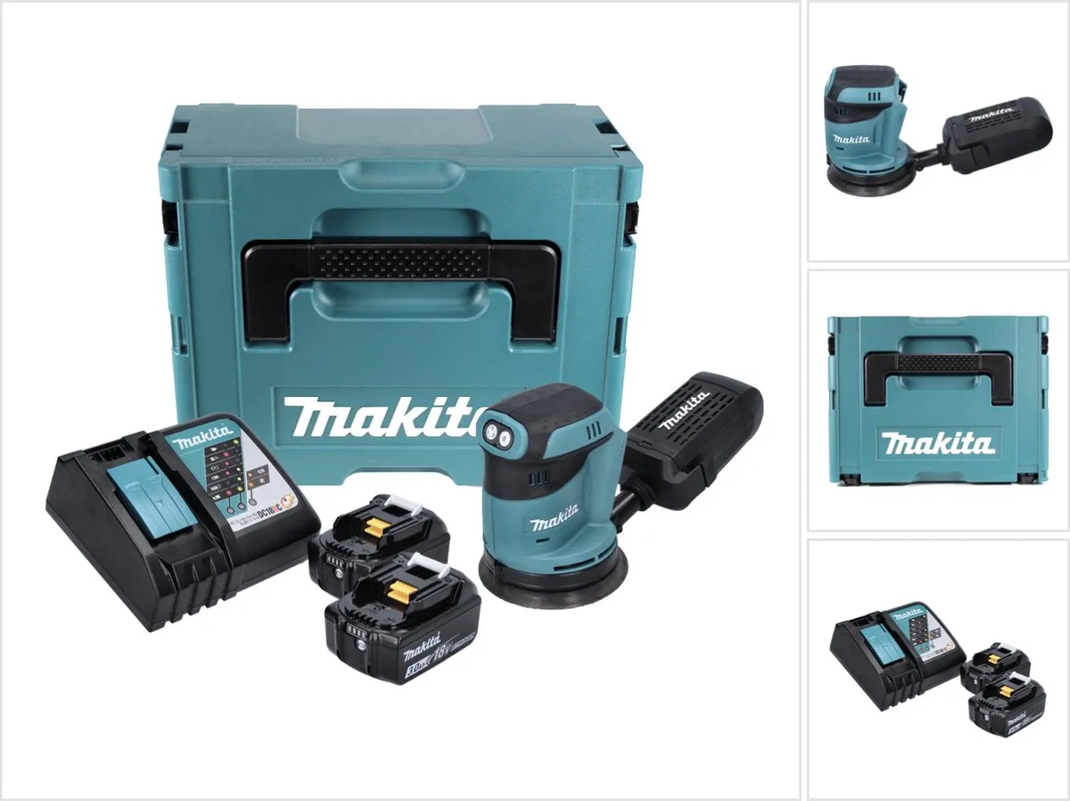 Makita DBO 180 RFJ Excentrische Schuurmachine 125mm