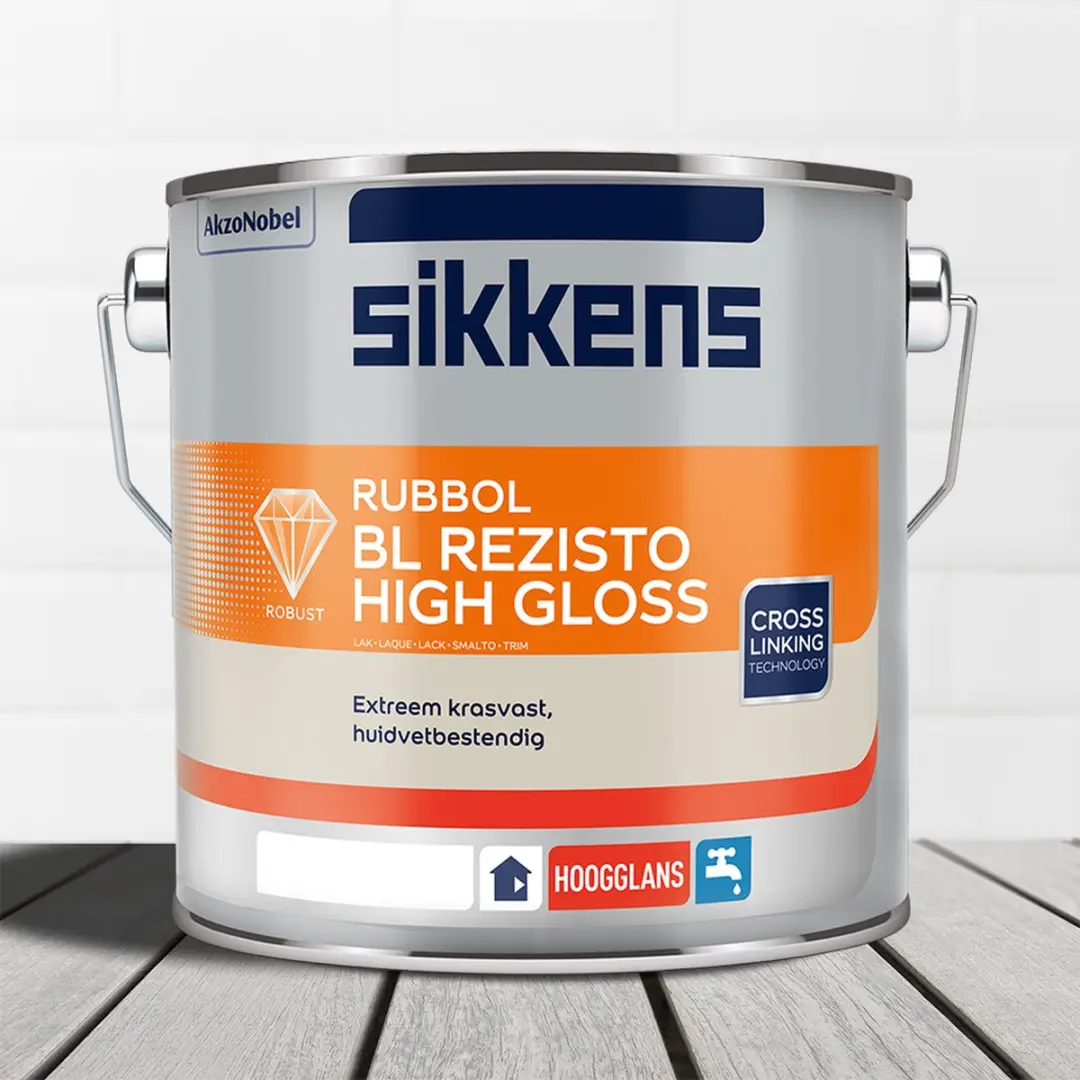 Sikkens Rubbol BL Rezisto High Gloss Ral 9003 Lakverf 2,5L