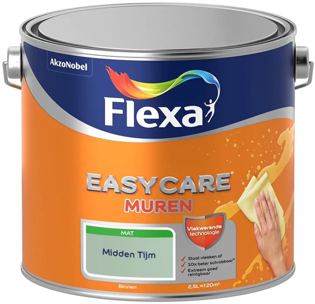 Flexa Easycare Muren Midden Tijm Mengverf 2,5L