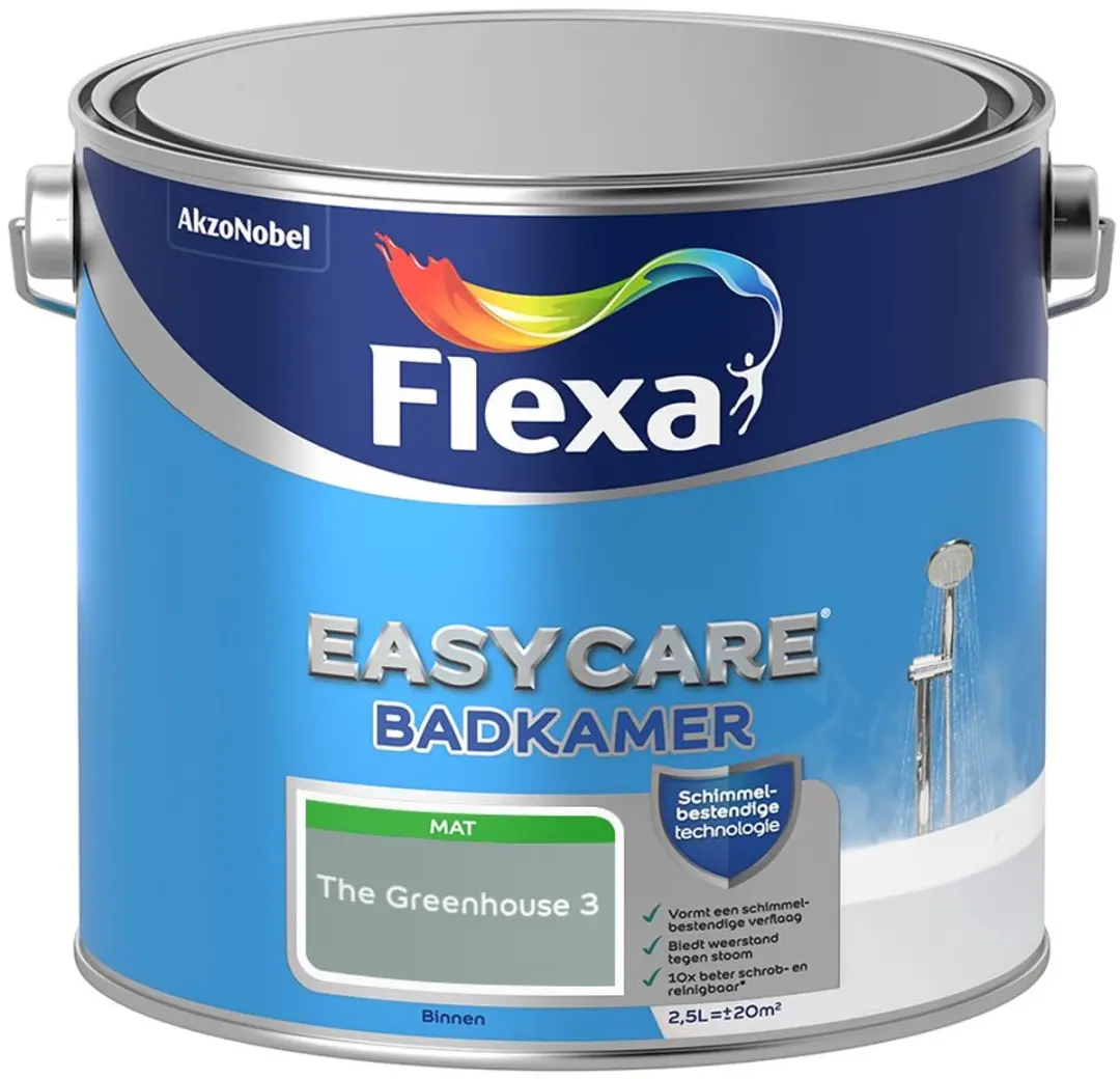 Flexa Easycare Badkamer The Greenhouse 3 Mengverf 2,5L