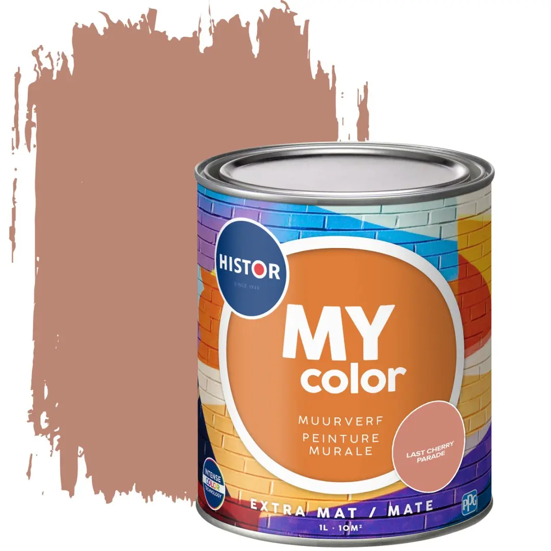Histor MY Color Muurverf Extra Mat Rood 2.5L