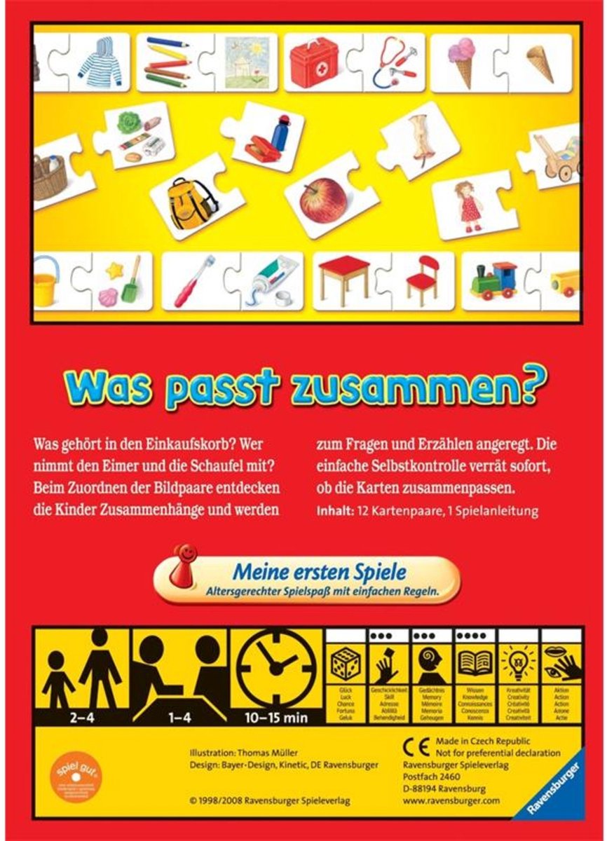 Ravensburger Contourpuzzel - Duits