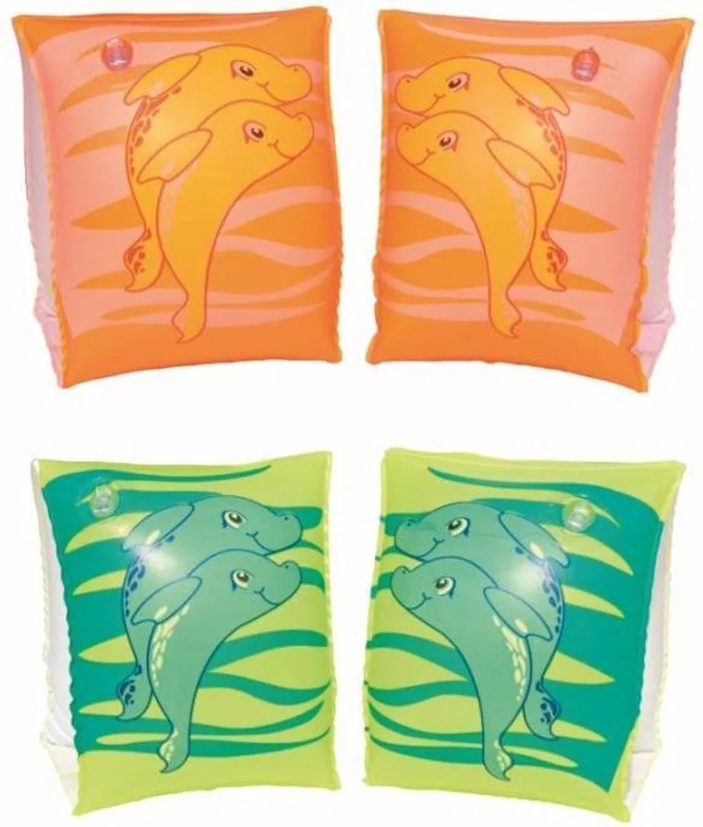 Bestway Zwemvleugels Dieren Groen - 23x15cm