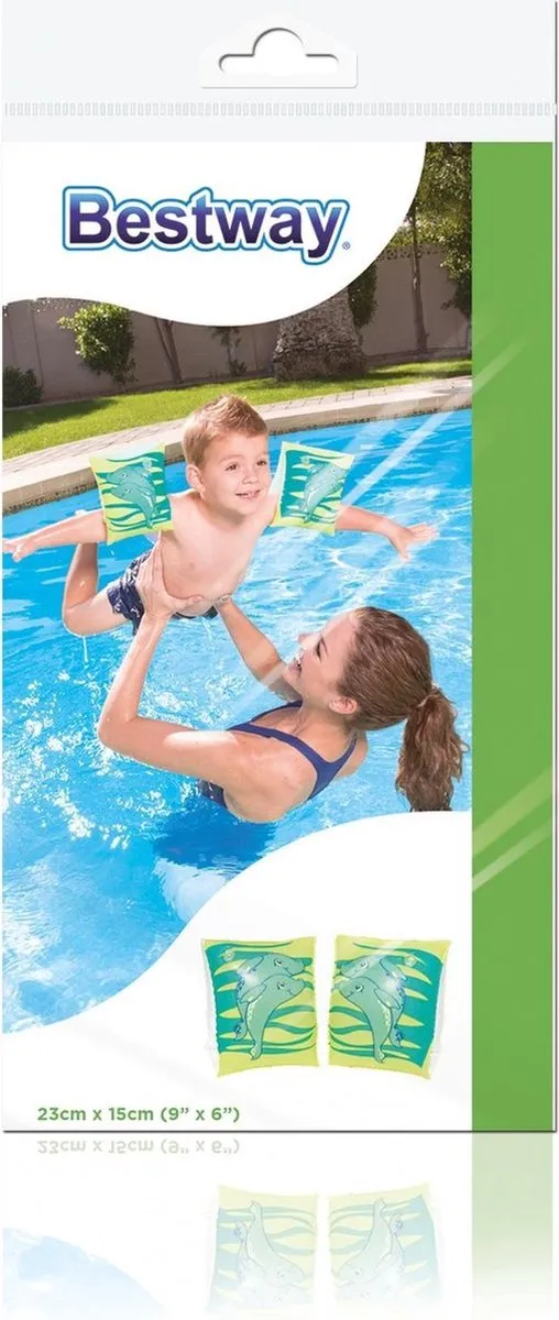 Bestway Zwemvleugels Dieren Groen - 23x15cm