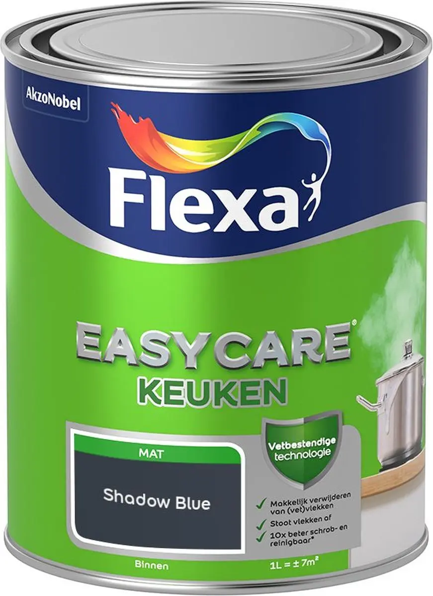 Flexa Easycare Keukenverf Shadow Blue 1L