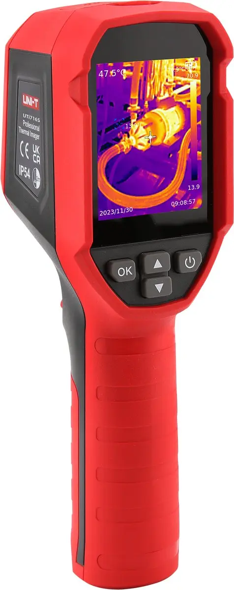 UNI-T UTi716S Thermografische Camera 160x120px -20°C tot 550°C Rood