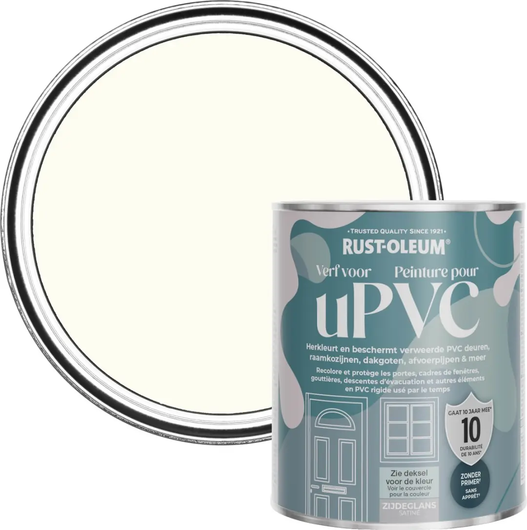 Rust-Oleum Wit Zijdeglans Verf Porselein 750ml